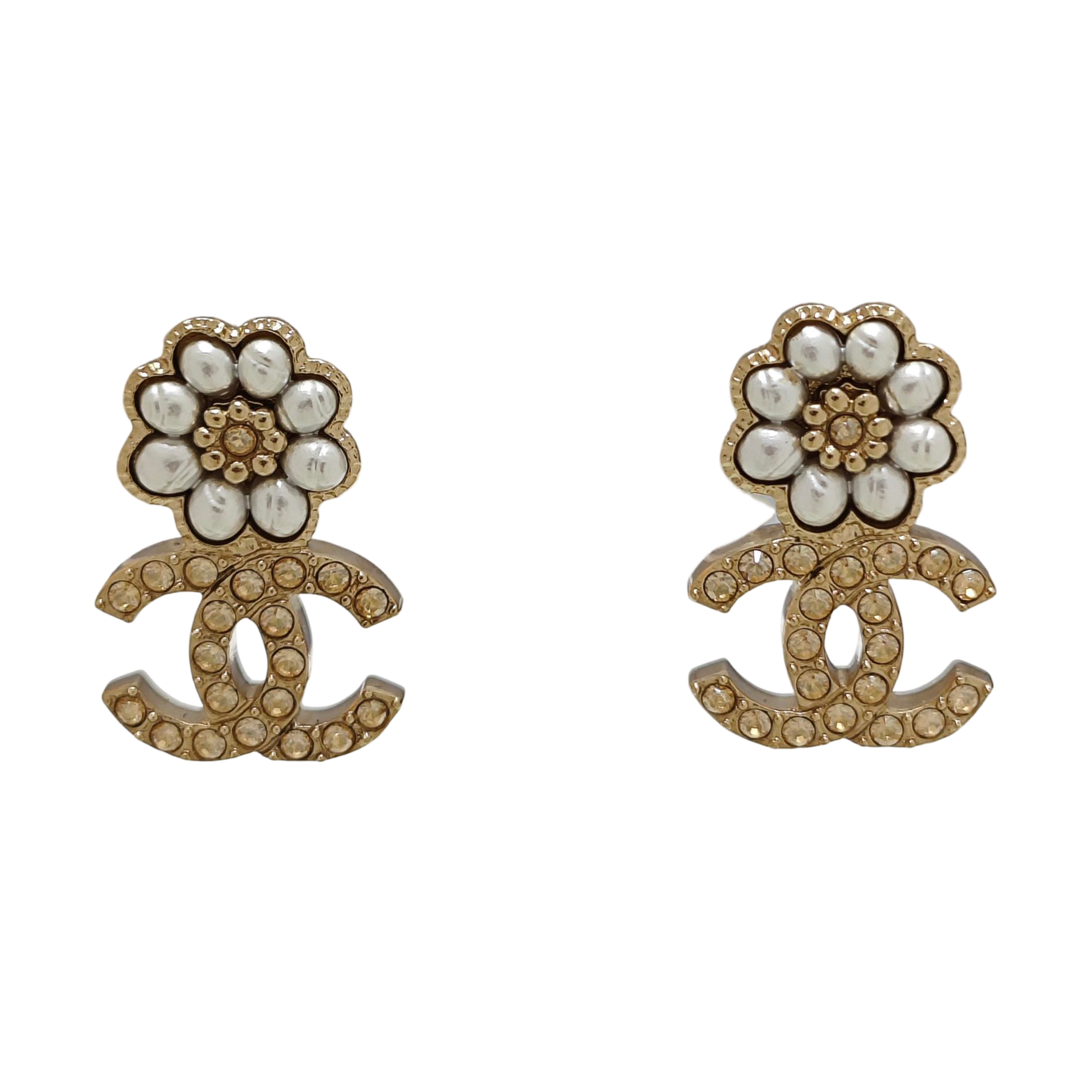 Metal Gold Stud Earrings