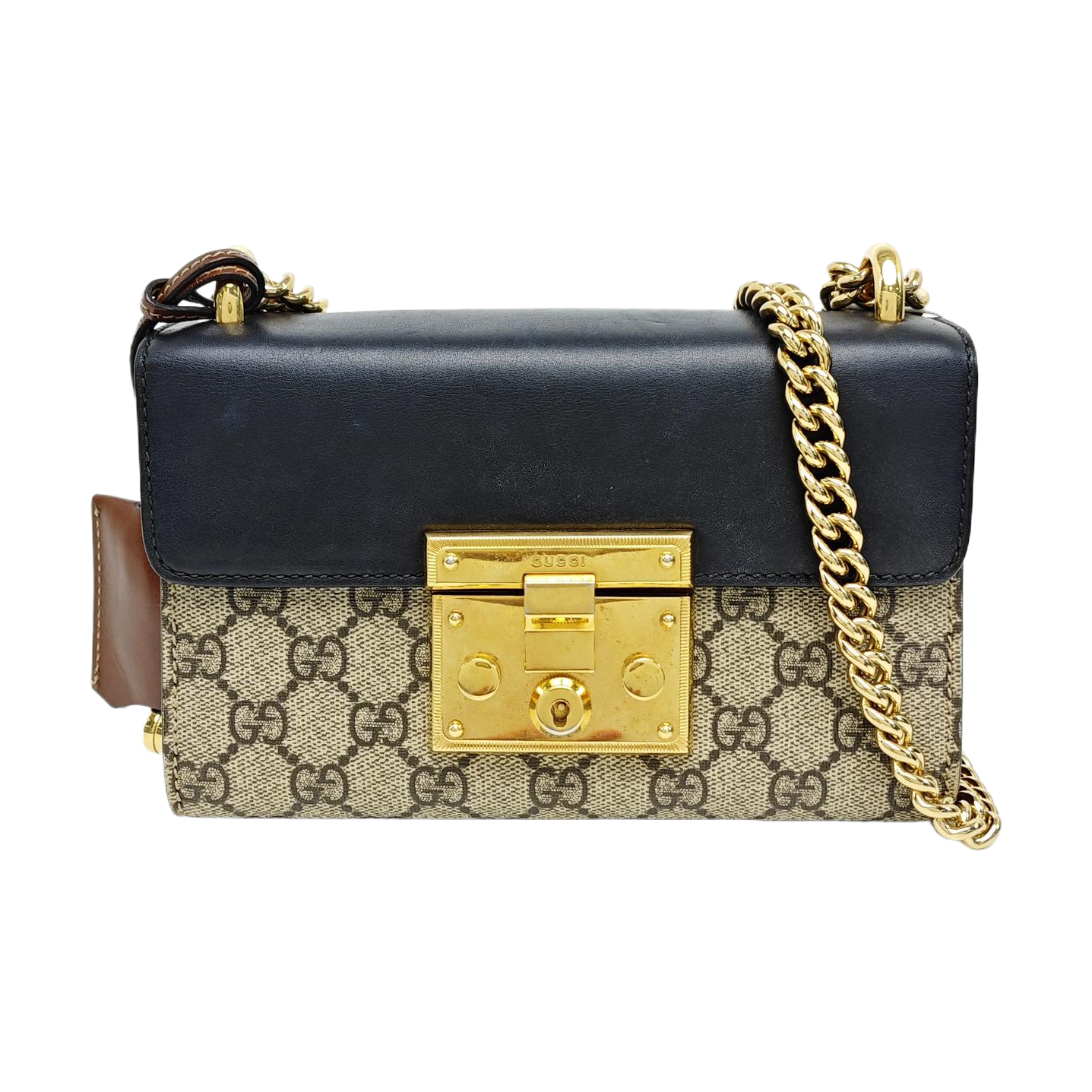 Padlock Small Monogram Coated Canvas Multicolor