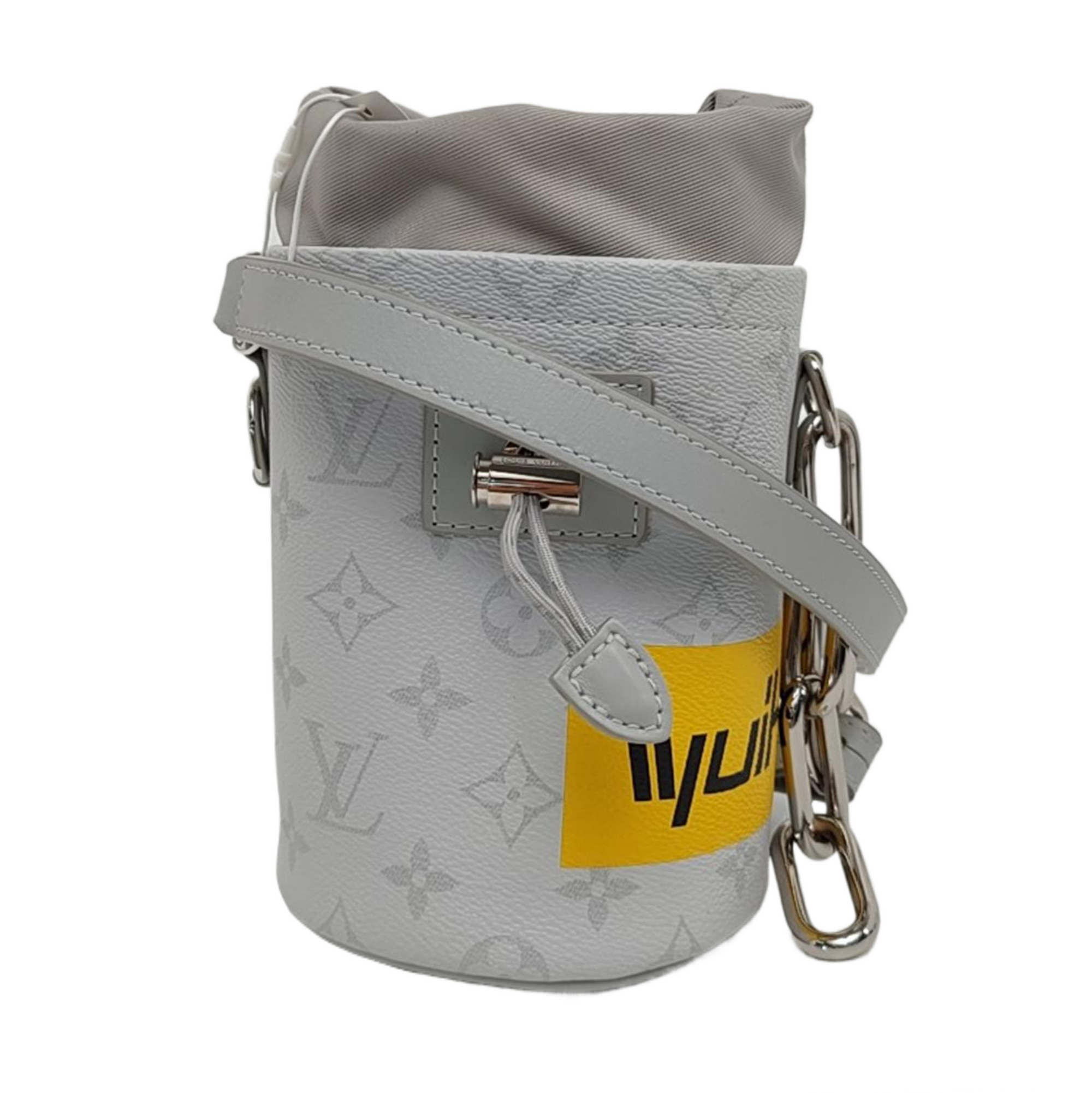 CHALK Monogram Coated Canvas Gray