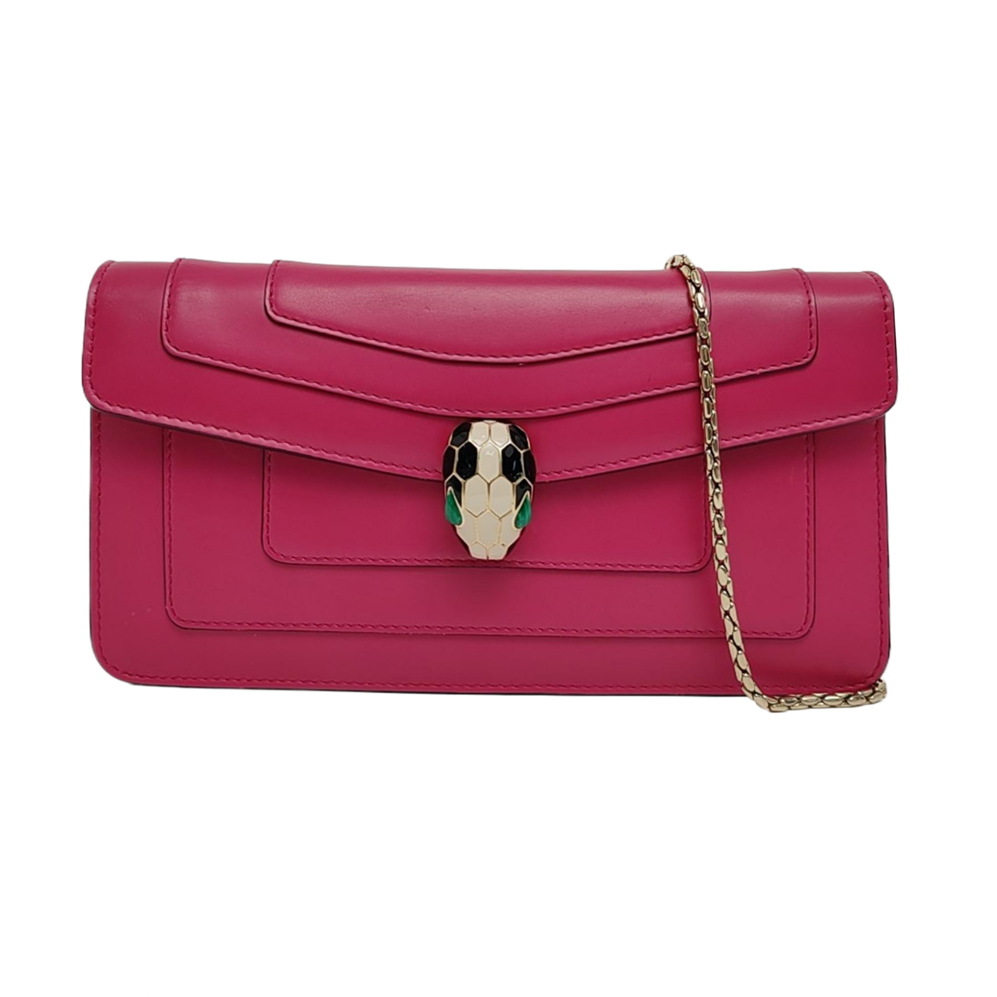 SERPENTI FOREVER Quilted Calfskin Red