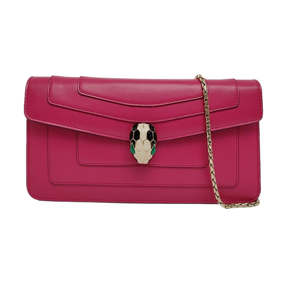 SERPENTI FOREVER Quilted Calfskin Red