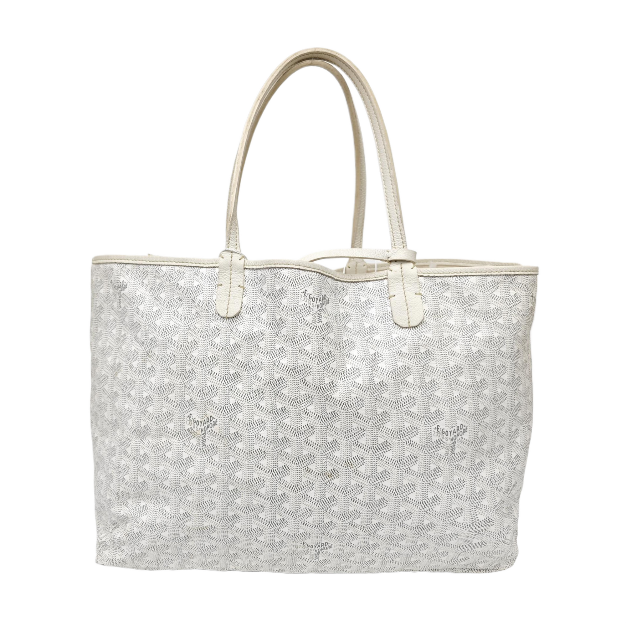 Saint Louis PM Coated Canvas White