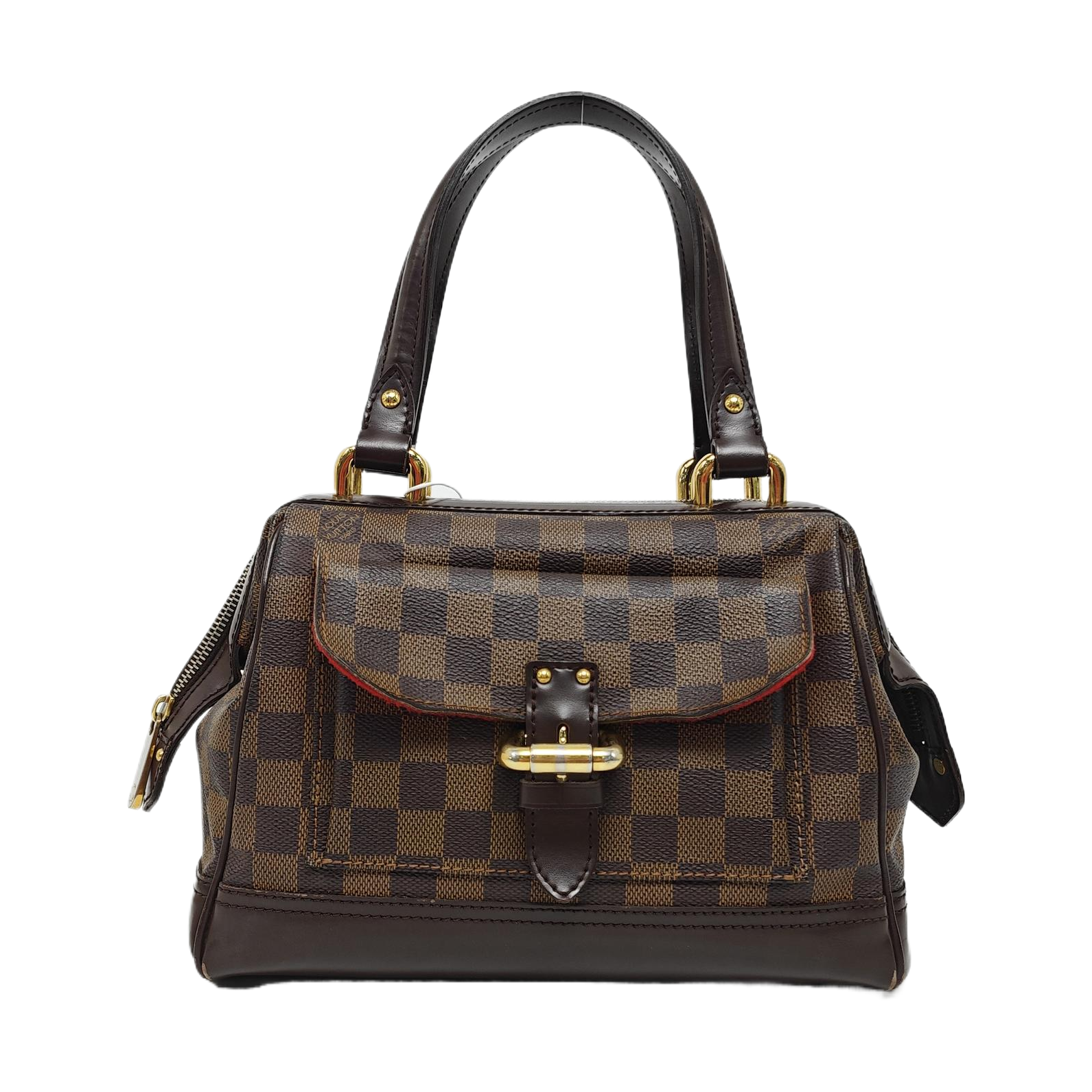 KNIGHTSBRIDGE Damier Ebene Coated Canvas Brown