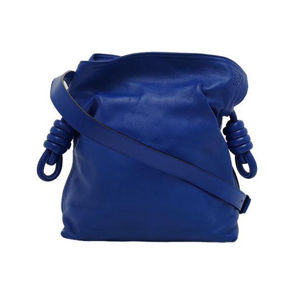 Authenticated pre-owned  Flamenco Calfskin Blue - Crossbody Bag at Looply