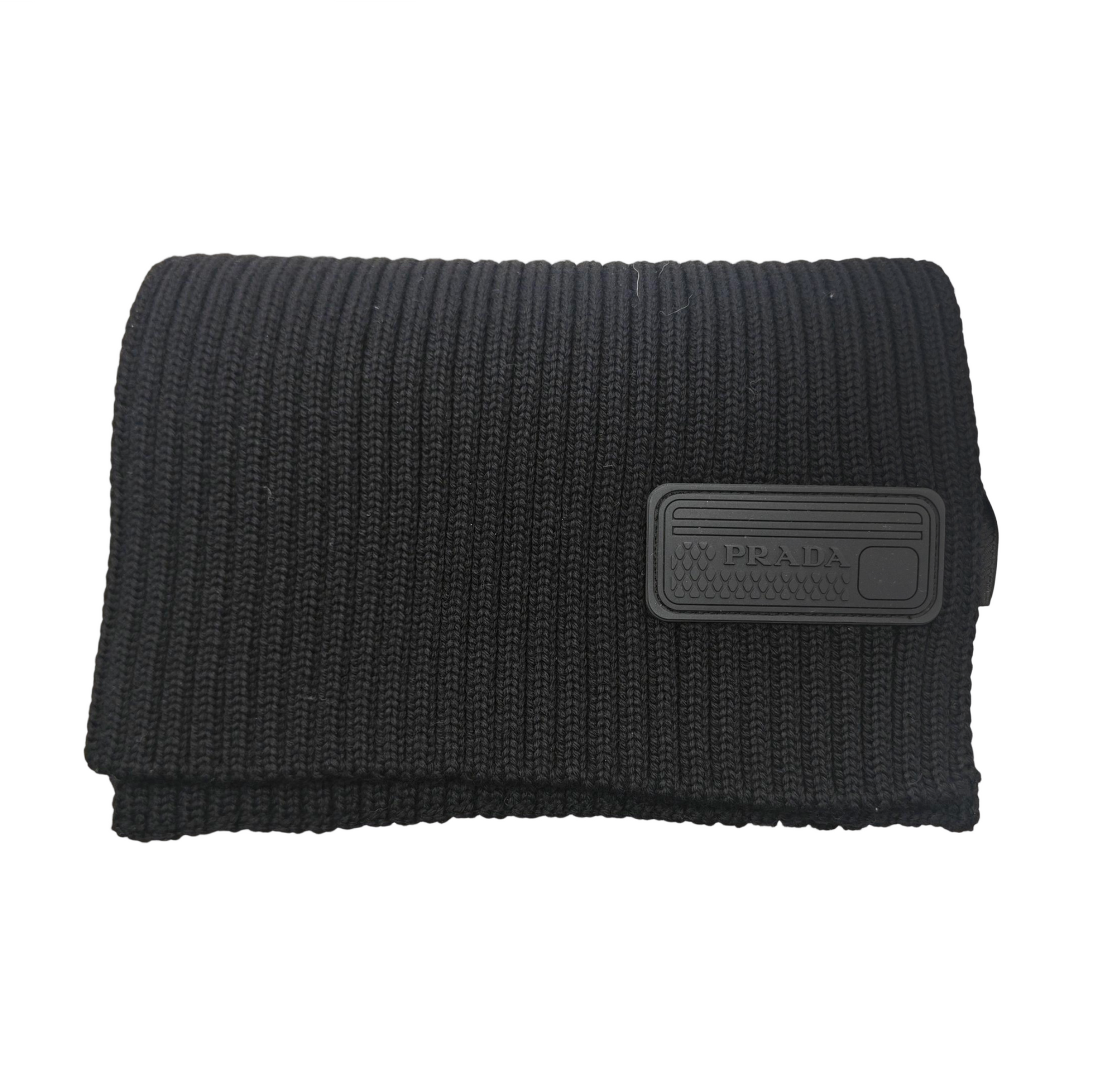 Wool Scarf Black