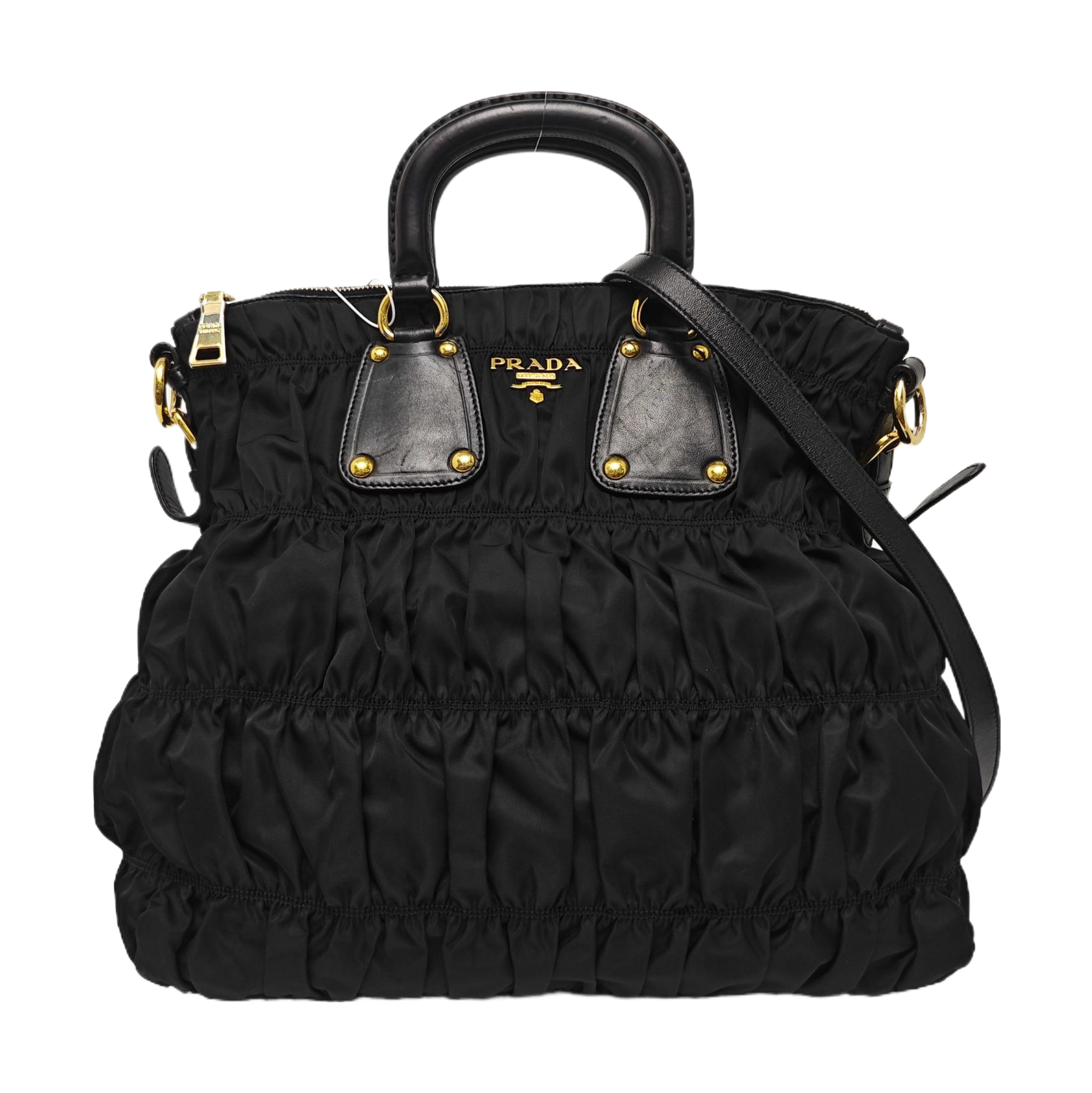 Nylon Tote Bag Black