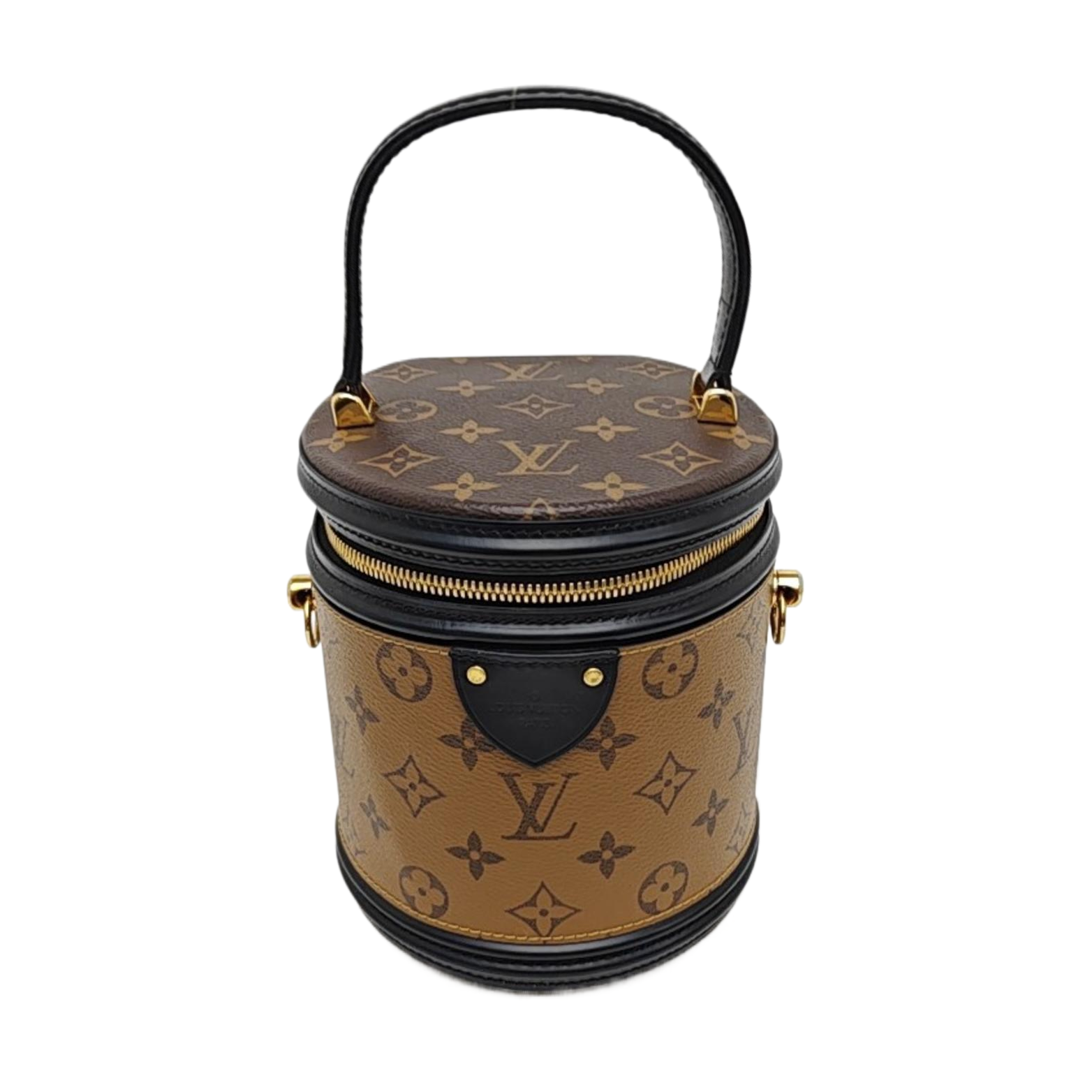 CANNES PM Monogram Coated Canvas Brown