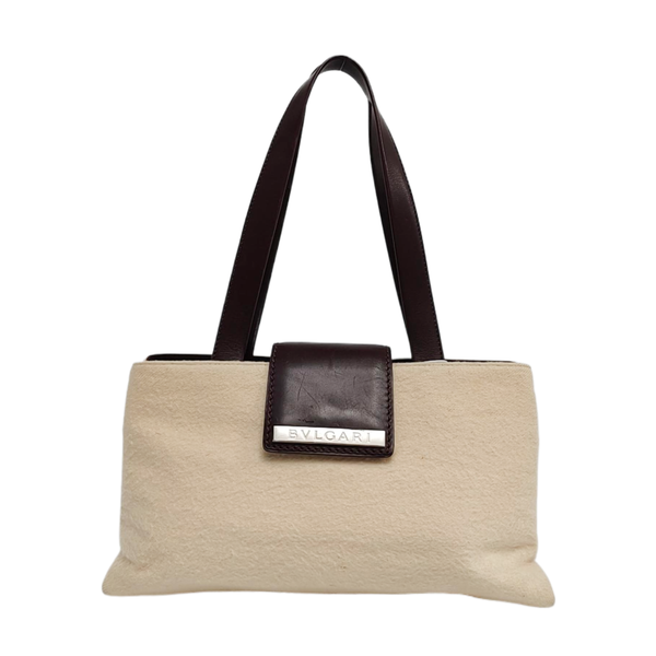 BVLGARI LOGO Fabric Beige