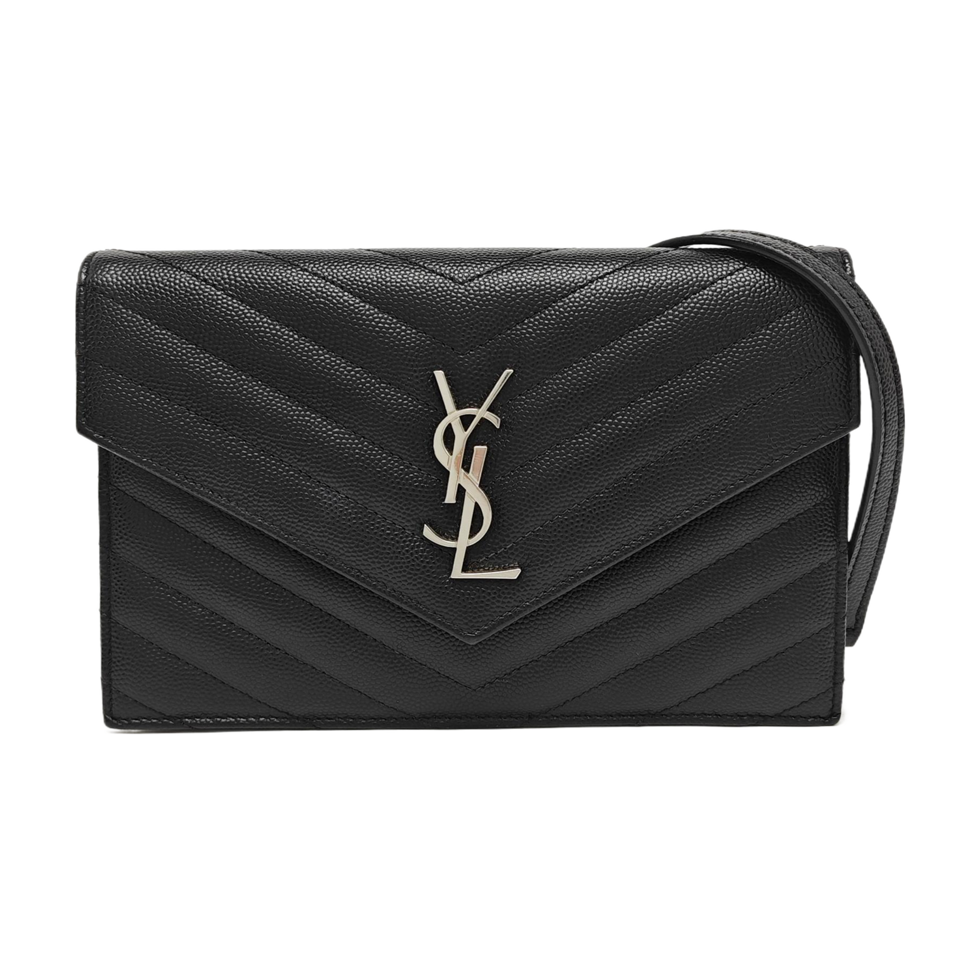MONOGRAM WOC Chevron Calfskin Black