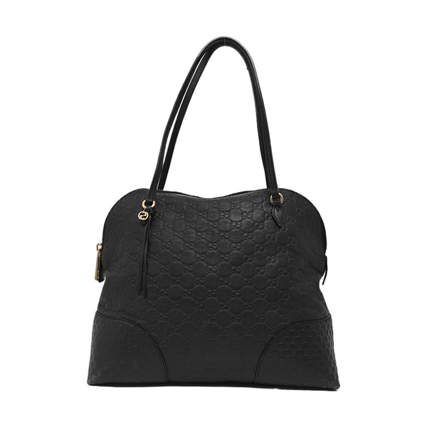 Bree Monogram Calfskin Black