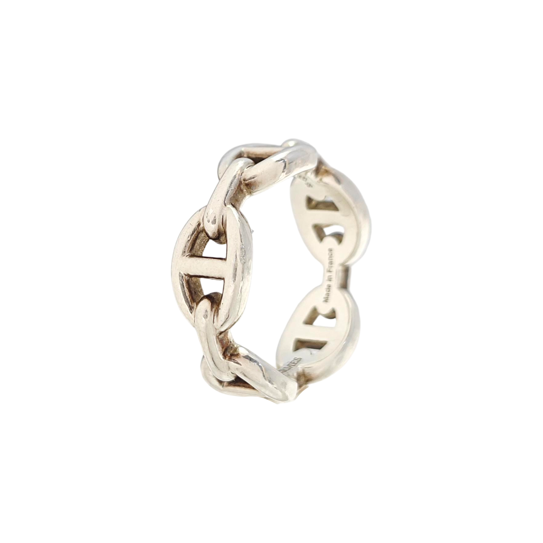 Chaine D'ancre Enchainee 925 Sterling Silver Ring EU 55