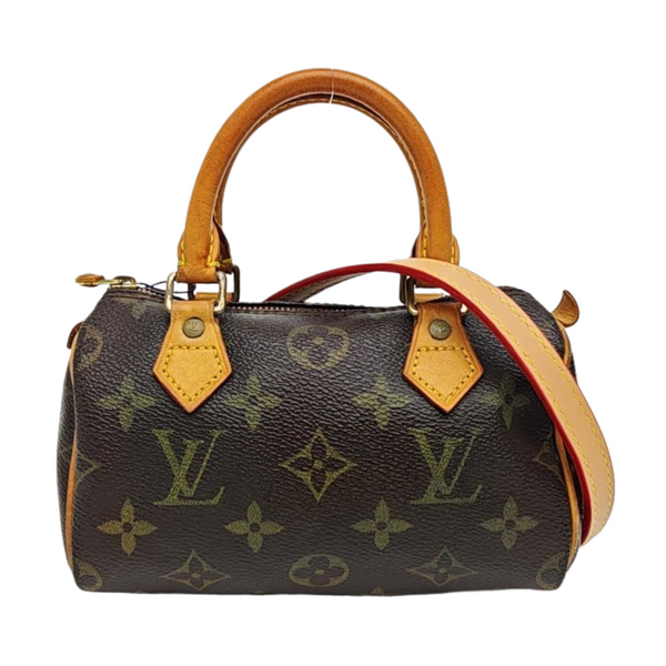 SPEEDY Monogram Coated Canvas Brown