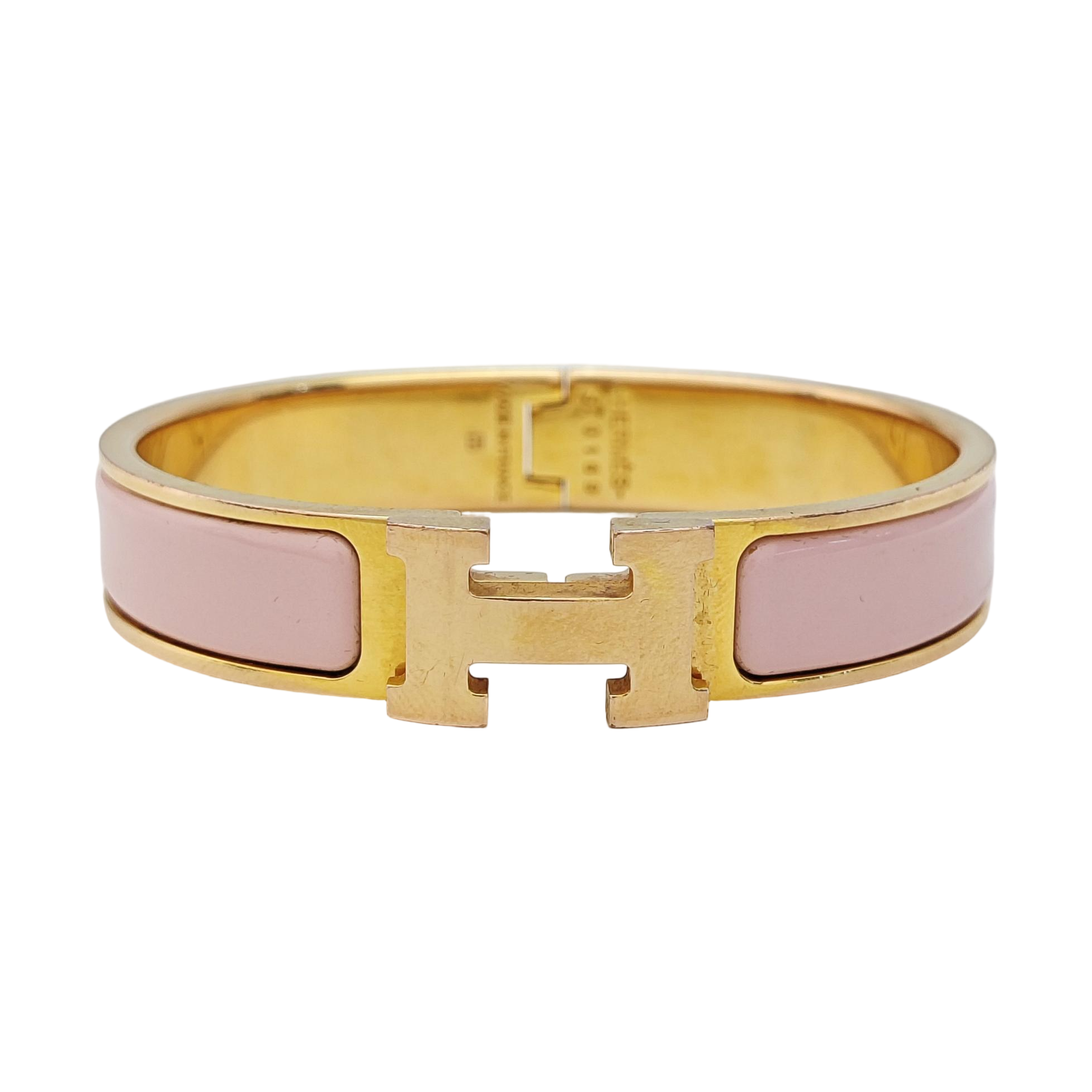 Clic H Metal Gold Bangle