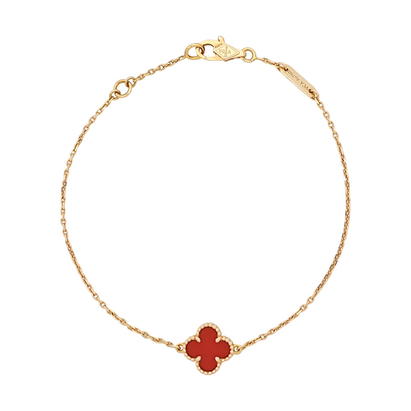 Sweet Alhambra 18k Rose Gold Bracelet