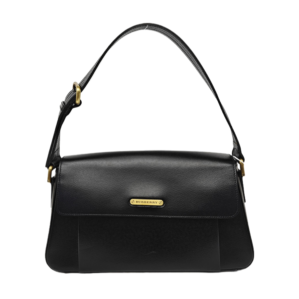 Calfskin Shoulder Bag Black