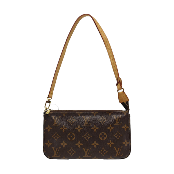 ACCESSOIRES Monogram Coated Canvas Brown