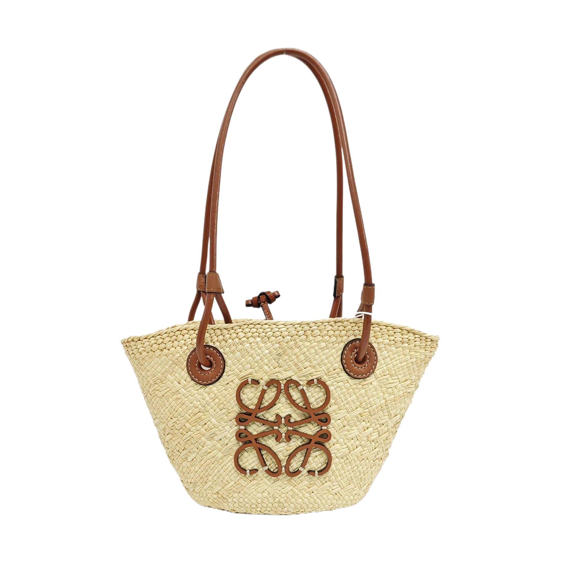 Straw Top Handle Bag Beige