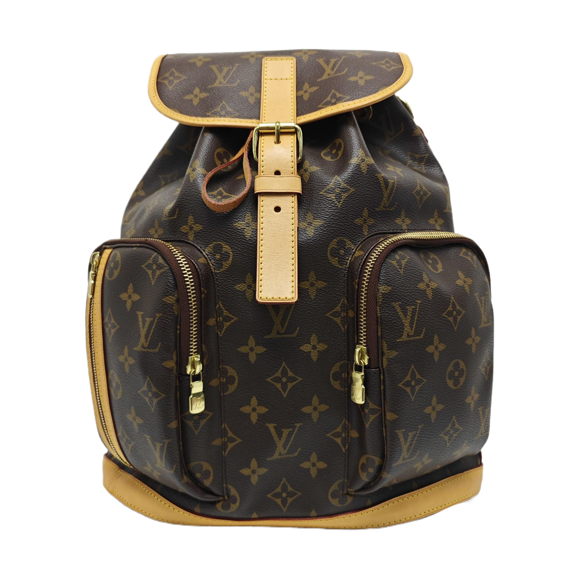 BOSPHORE Monogram Coated Canvas Brown
