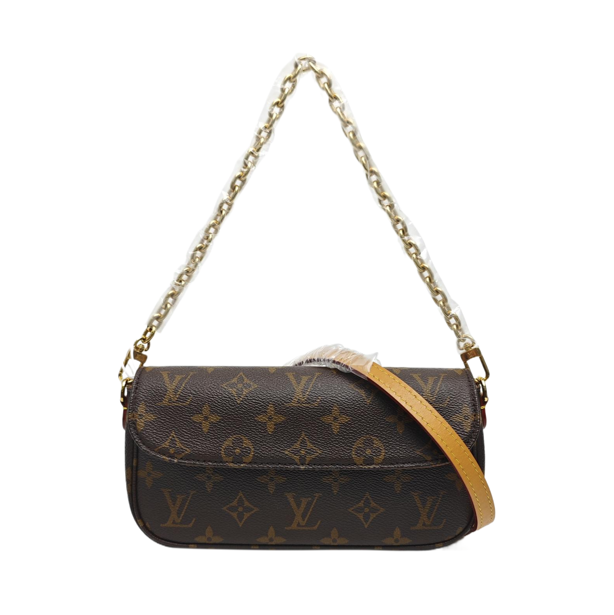 IVY Monogram Coated Canvas Brown