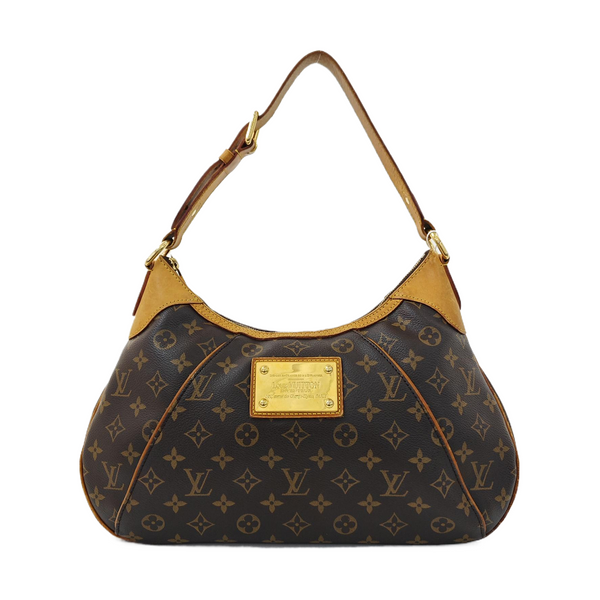 VINTAGE THAMES GM Monogram Coated Canvas Brown