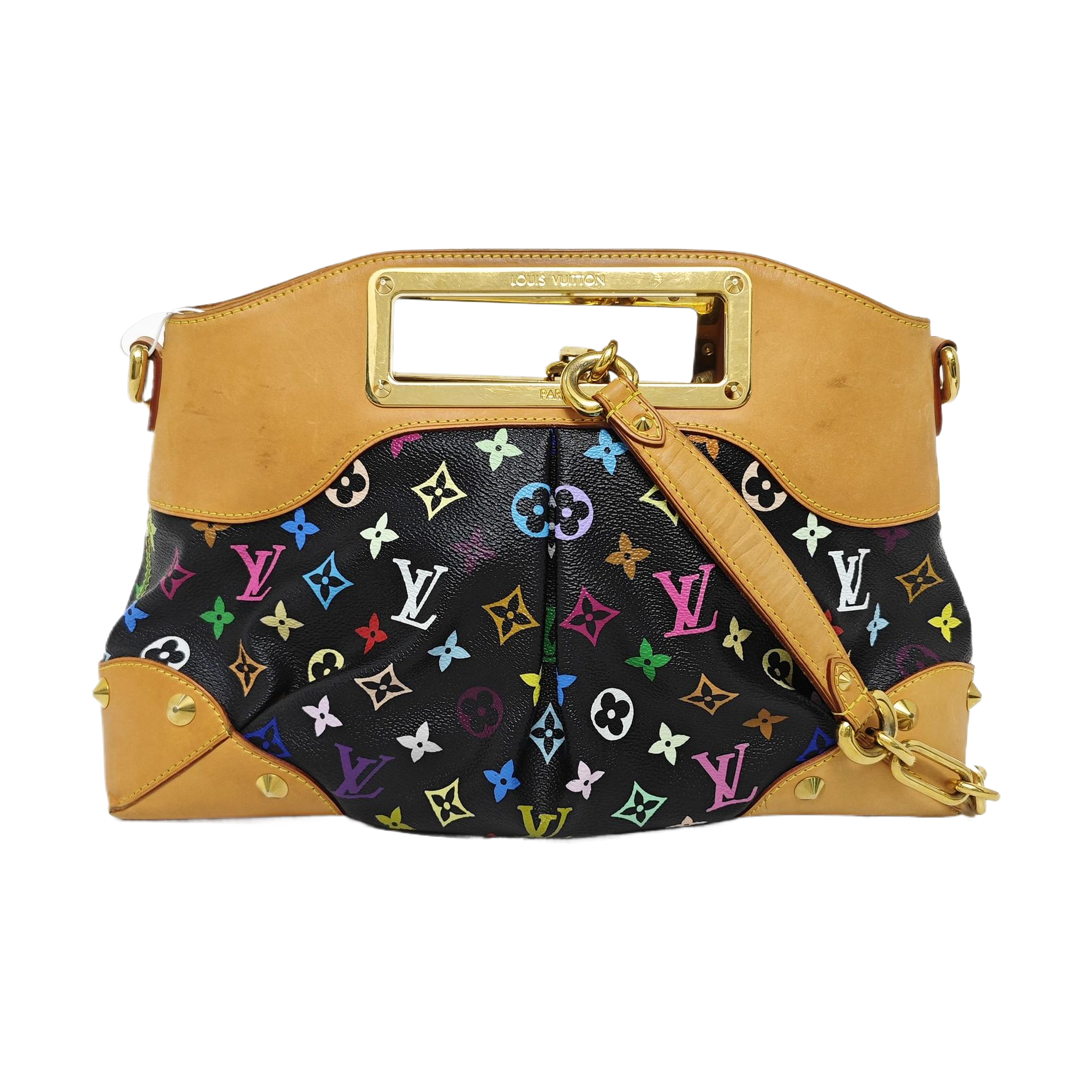 LV × TM JUDY MM Monogram Coated Canvas Black
