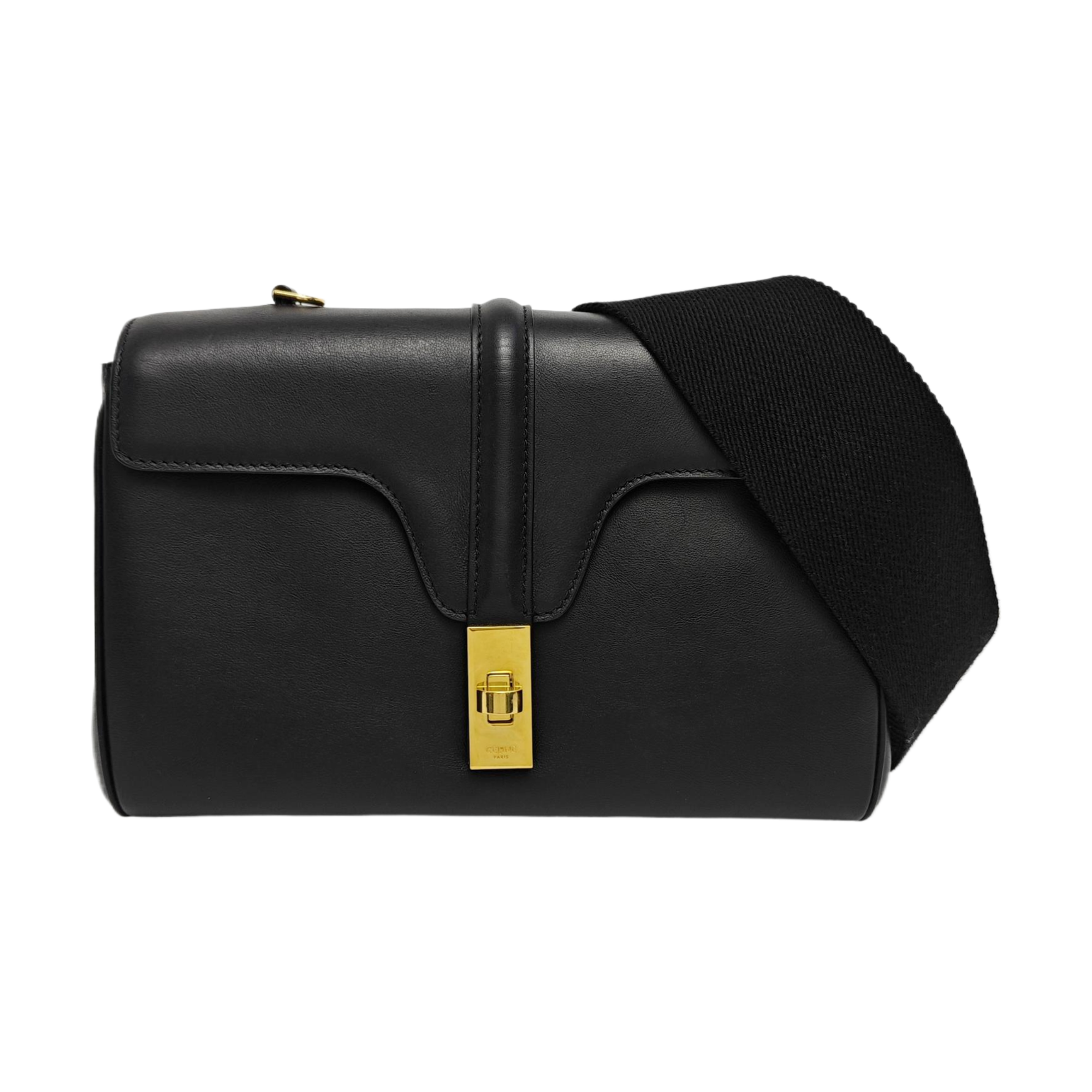 Authenticated pre-owned  16 Teen Calfskin Black - Shoulder Bag at Looply