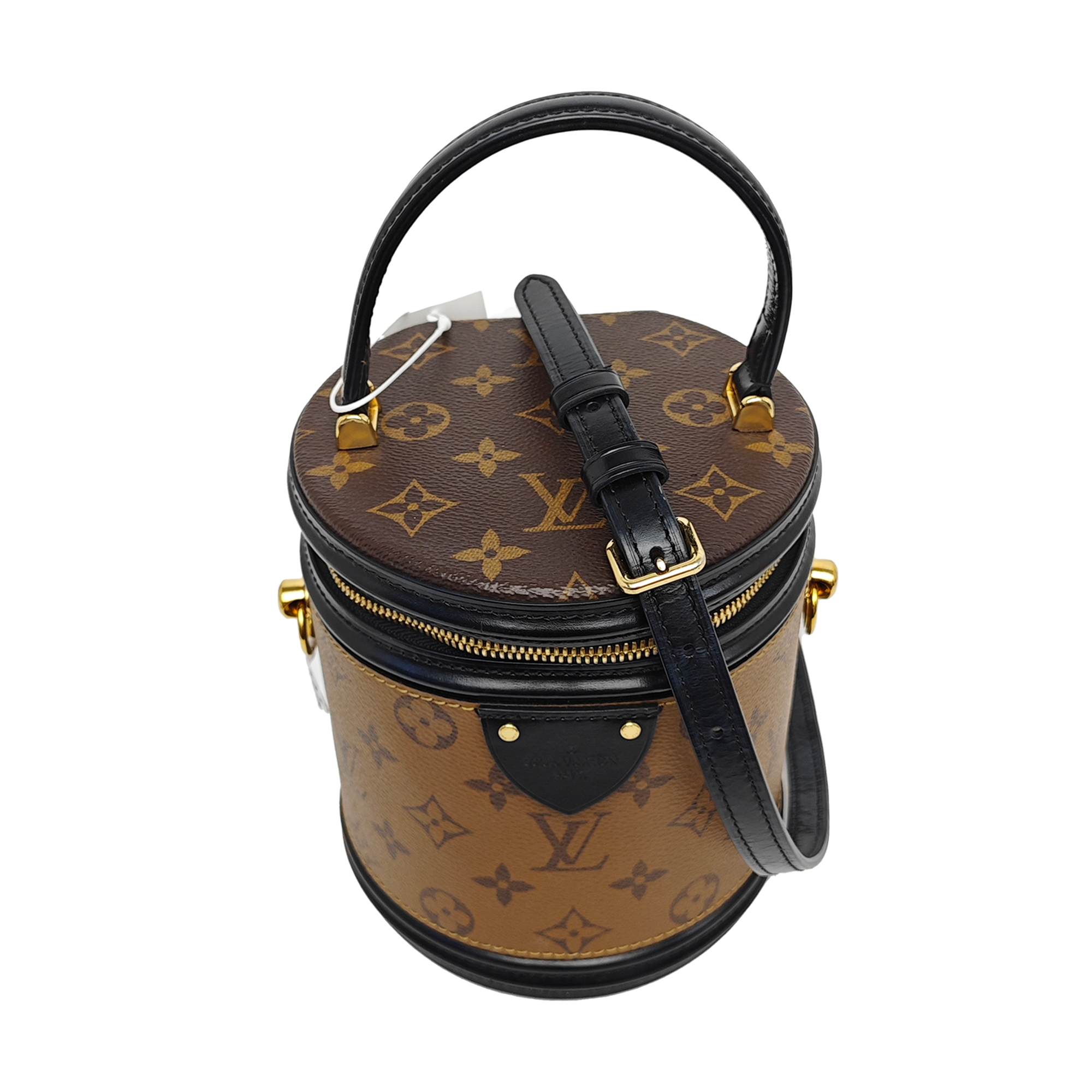 CANNES PM Monogram Coated Canvas Brown