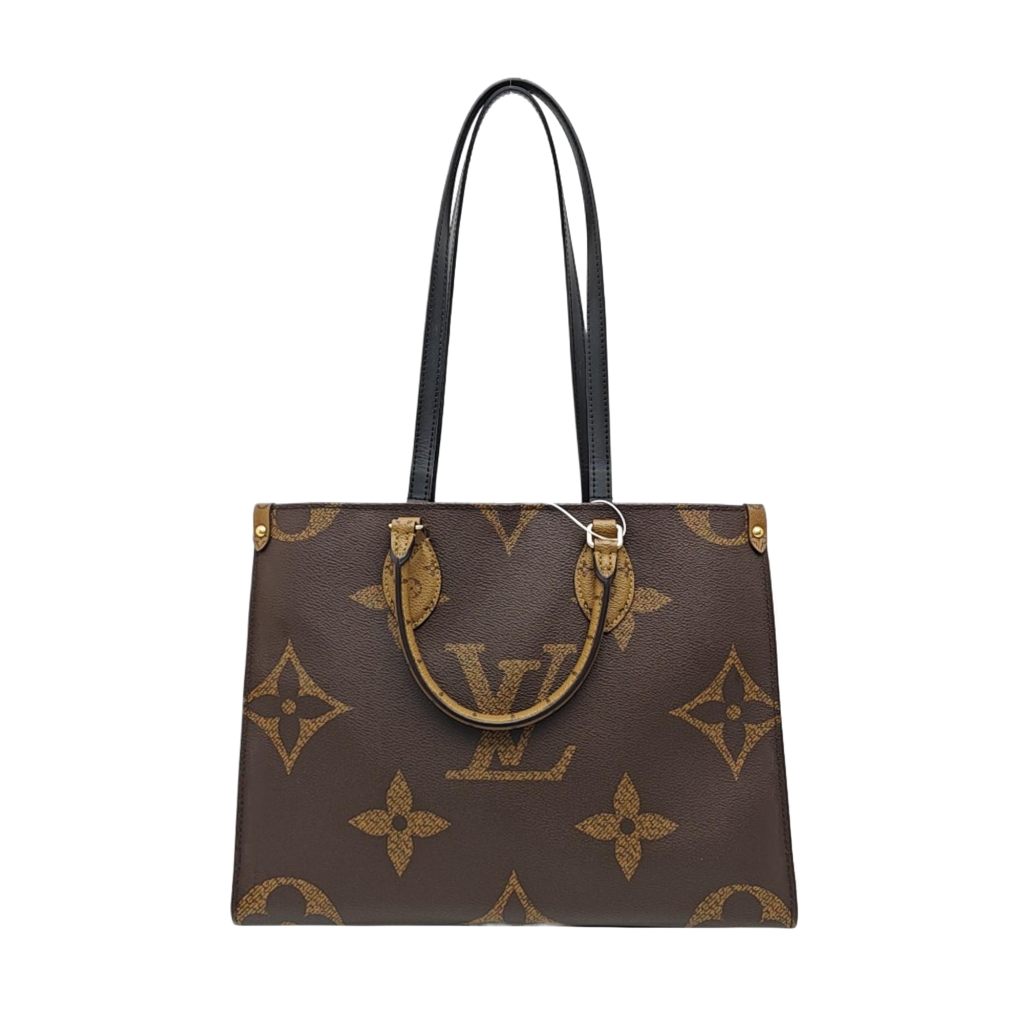 ONTHEGO MM Monogram Coated Canvas Brown
