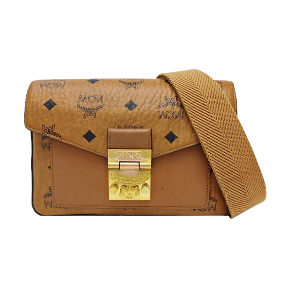 Viktor Visetos Small Monogram Coated Canvas Brown
