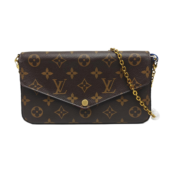 FÉLICIE Monogram Coated Canvas Brown