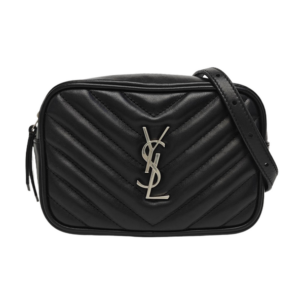 LOU Chevron Calfskin Black