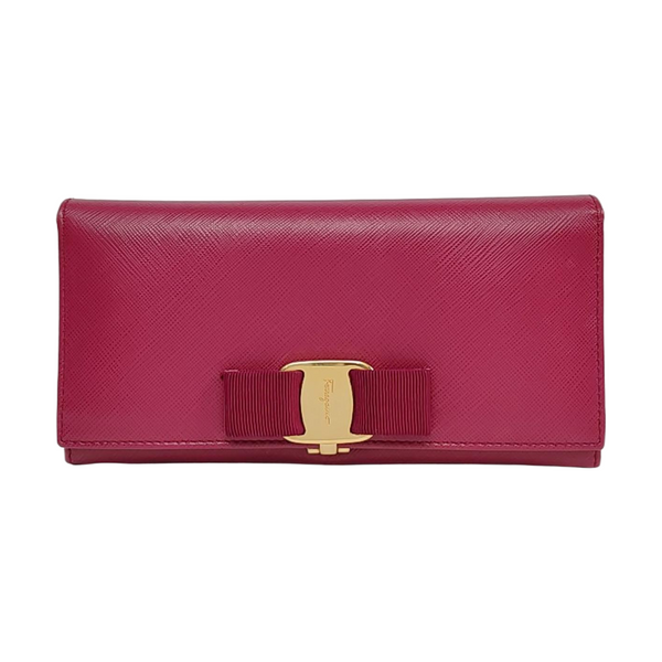 Authenticated pre-owned  Gancini Calfskin Pink Wallet - Wallet at Looply