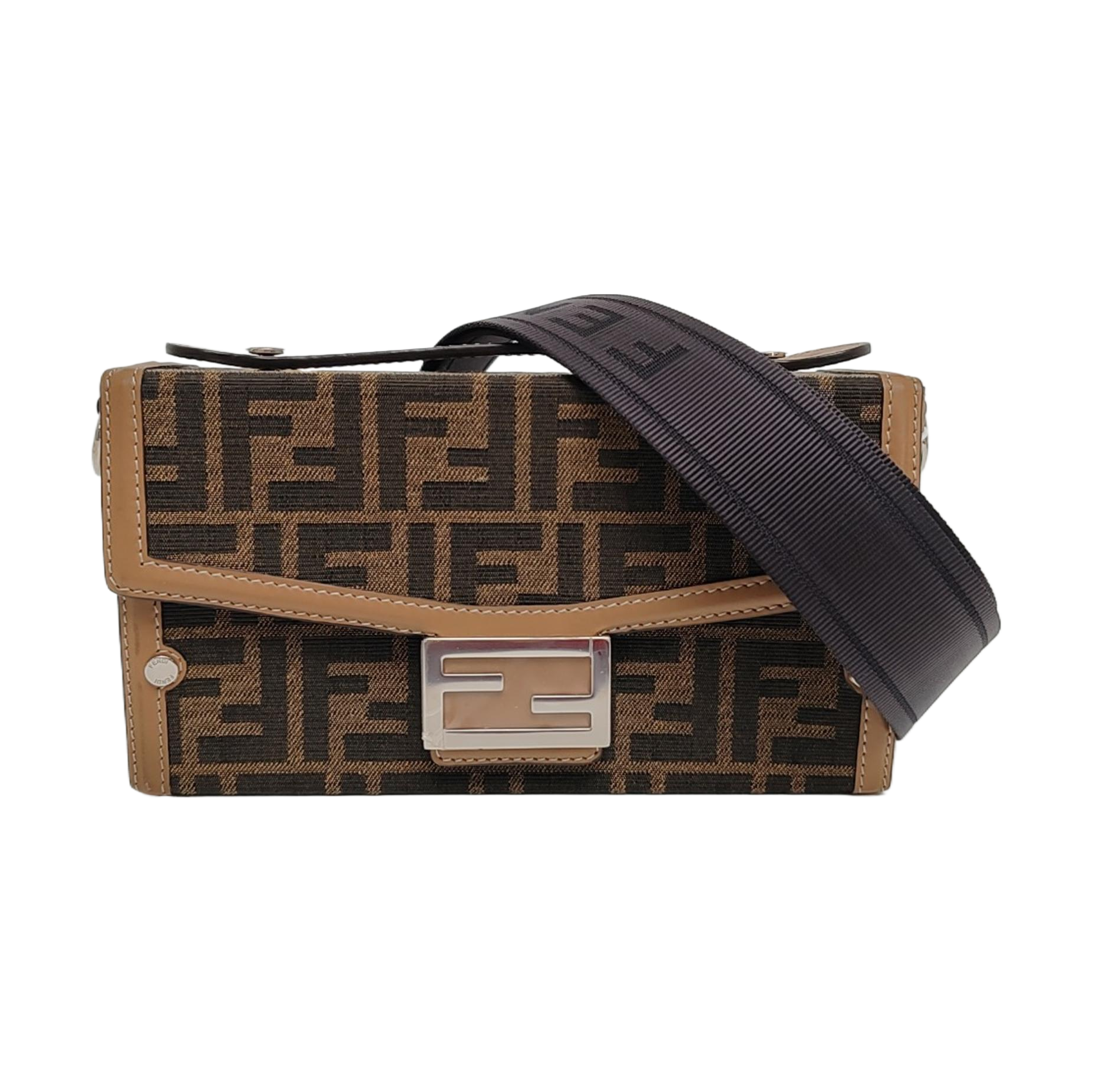 Authenticated pre-owned  Baguette Canvas Brown - Crossbody Bag at Looply