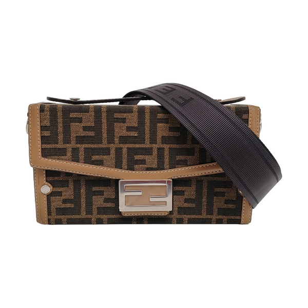 Authenticated pre-owned  Baguette Canvas Brown - Crossbody Bag at Looply