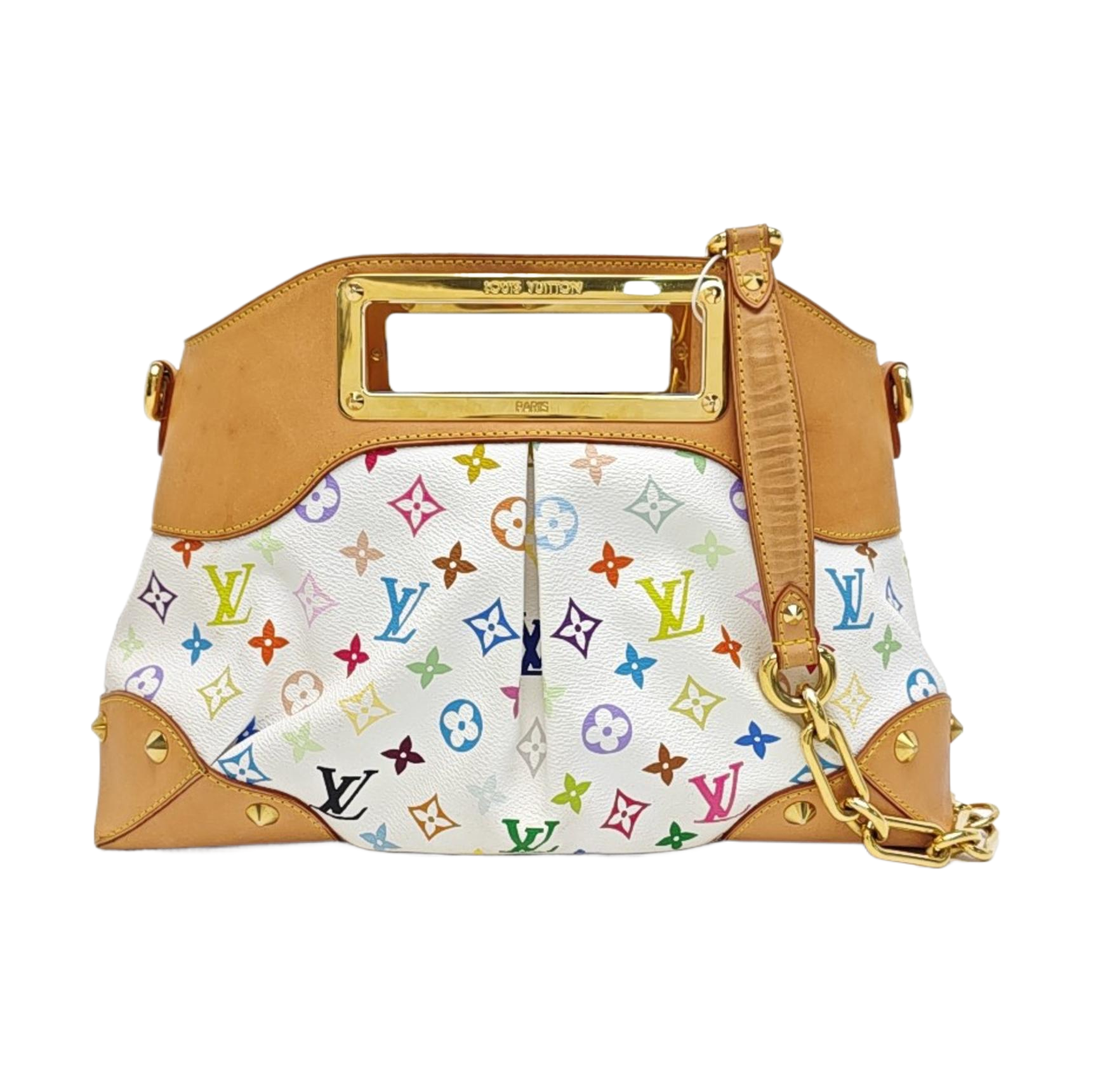 LV × TM JUDY MM Monogram Coated Canvas White