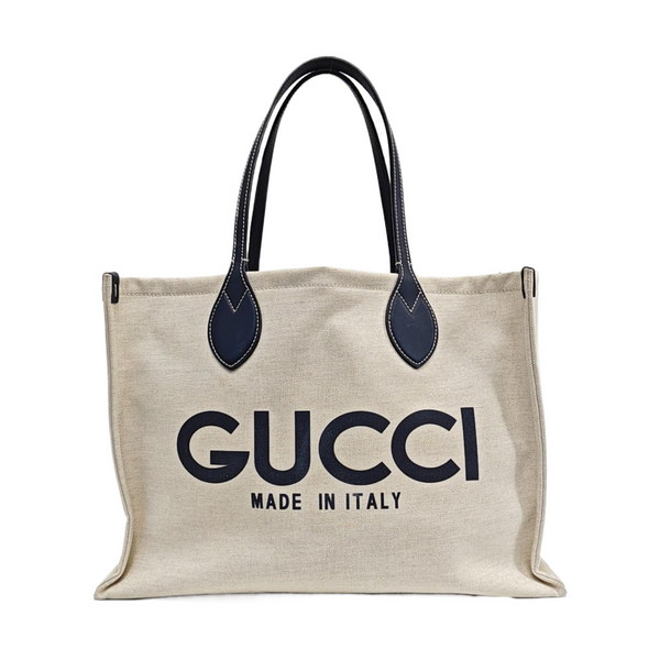 Canvas Tote Bag Beige