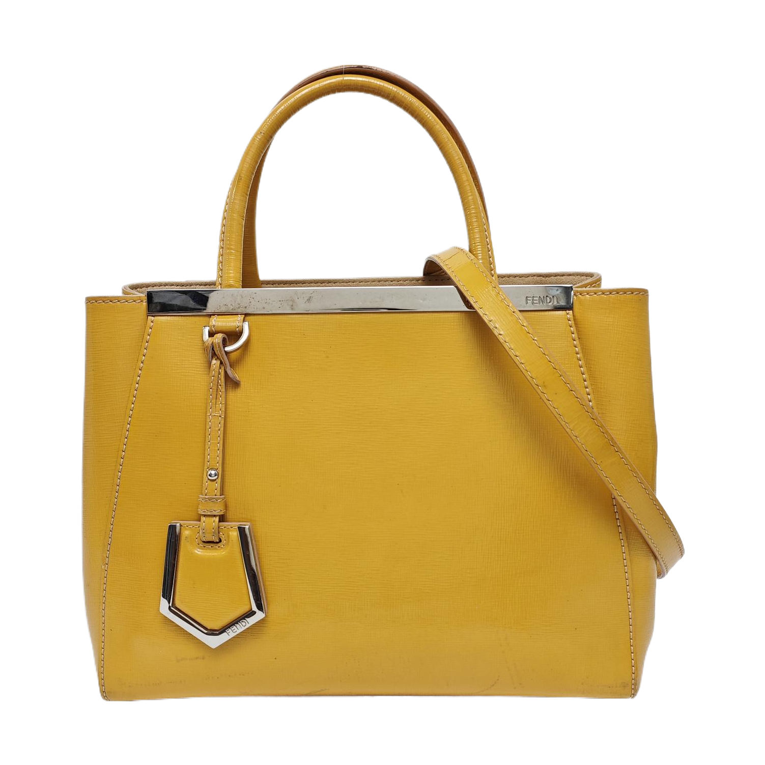 2 Jours Small Calfskin Yellow