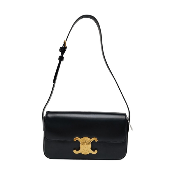 TRIOMPHE Small Calfskin Black