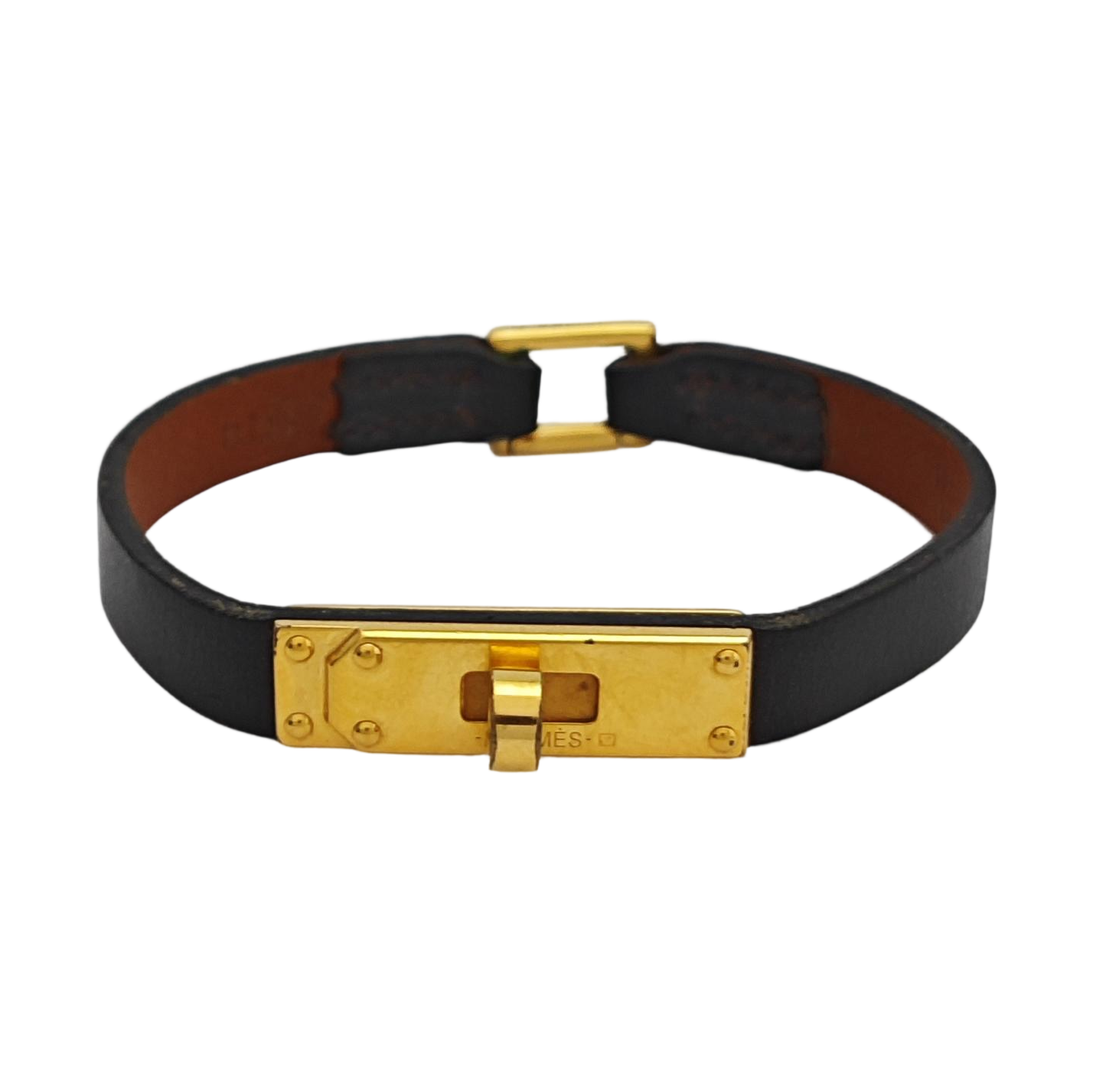 Micro Kelly Metal Black Bangle