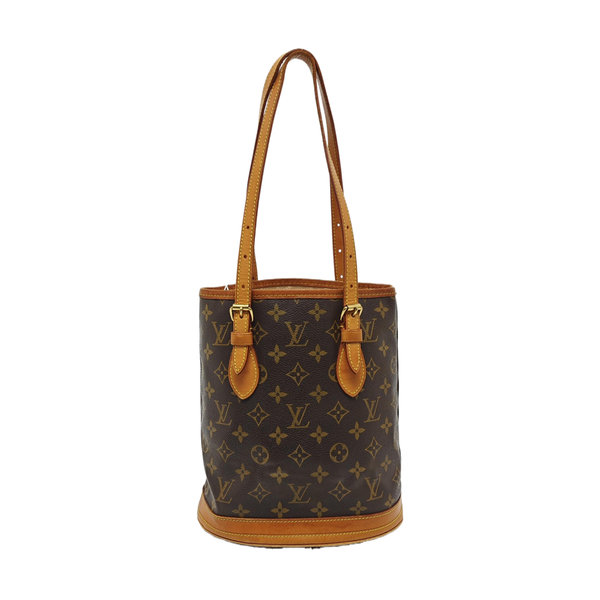 BUCKET PM Monogram Coated Canvas Brown