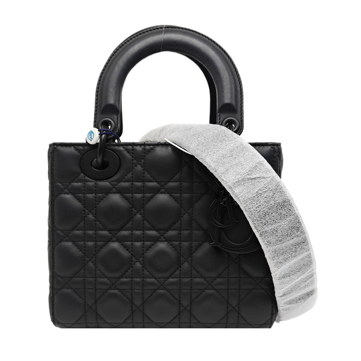 Lady Dior Small Cannage Calfskin Black