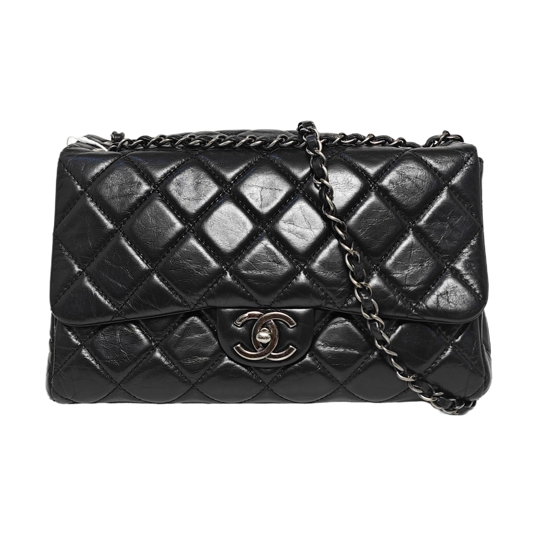 CLASSIC FLAP Small Quilted Calfskin Black