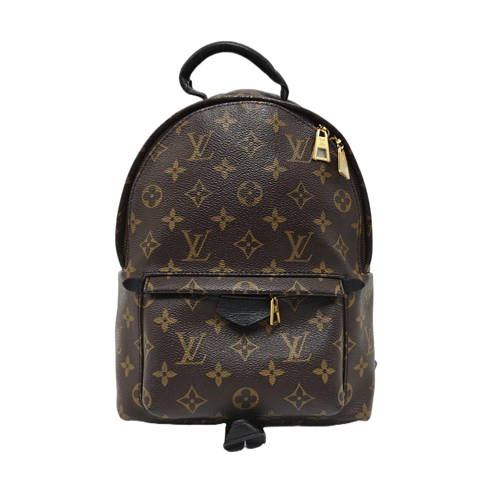 Authenticated pre-owned  PALM SPRINGS PM Monogram Coated Canvas Brown - Backpack at Looply