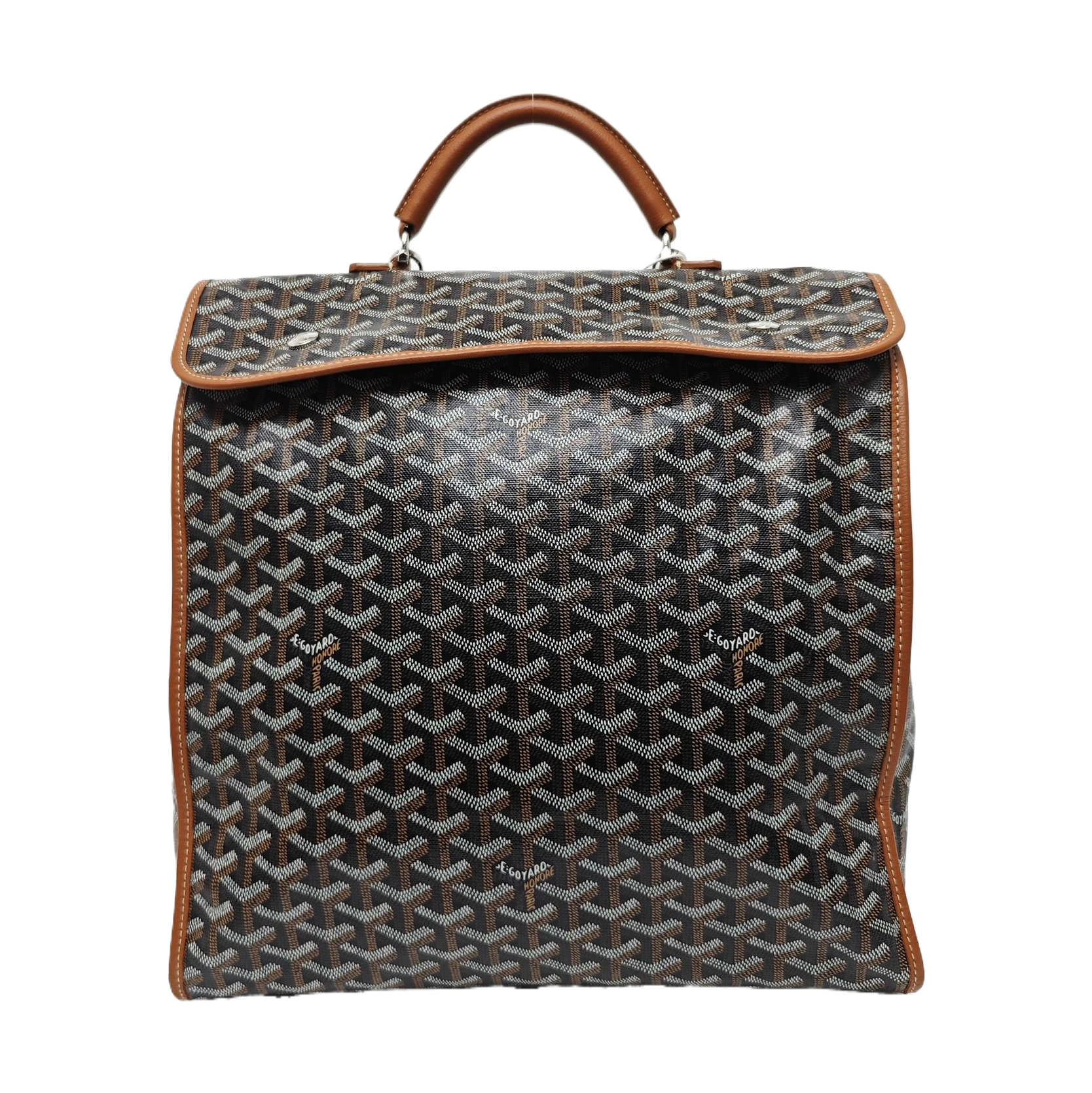 Saint Léger Coated Canvas Brown
