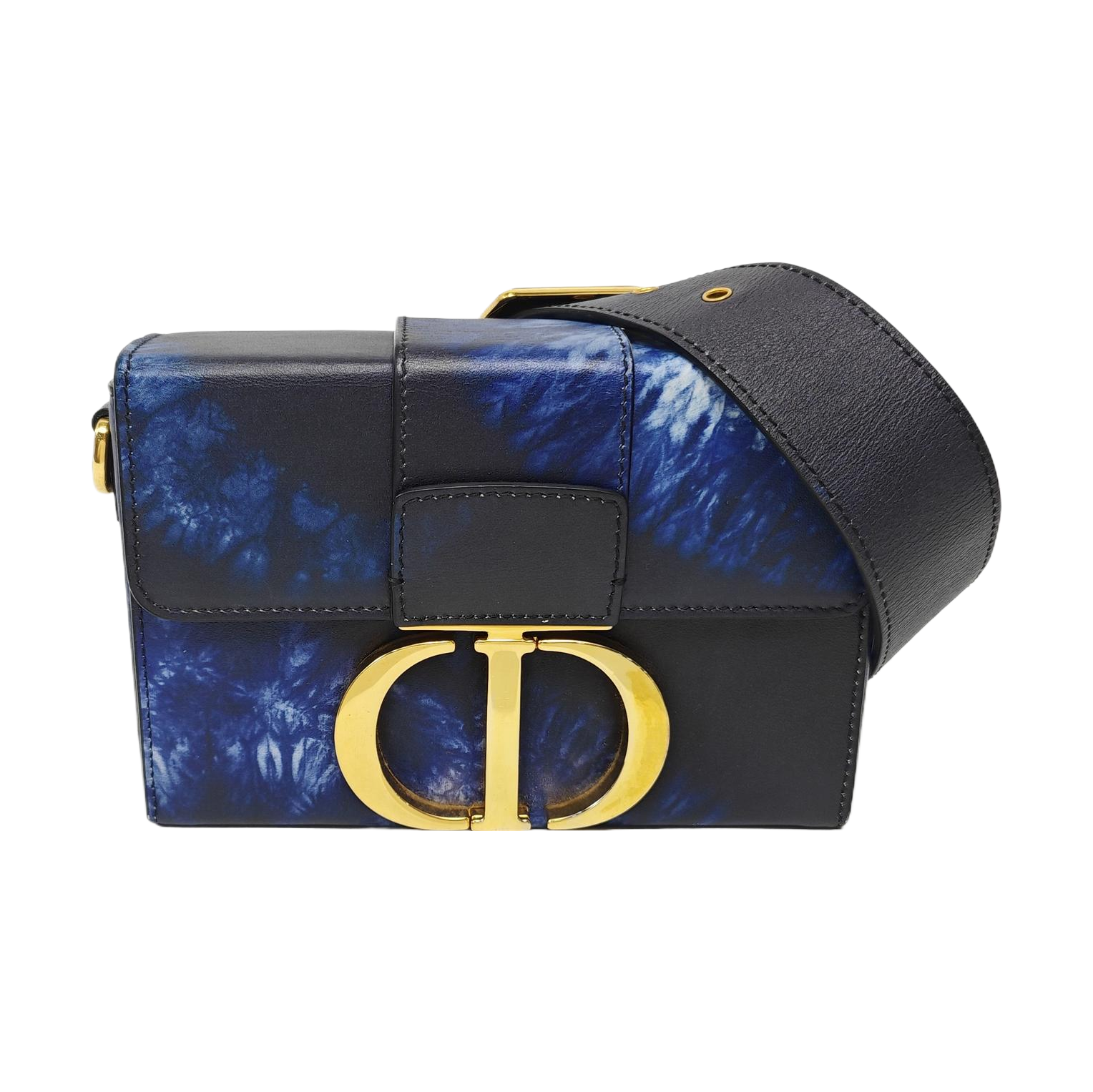 30 Montaigne Mini Calfskin Blue