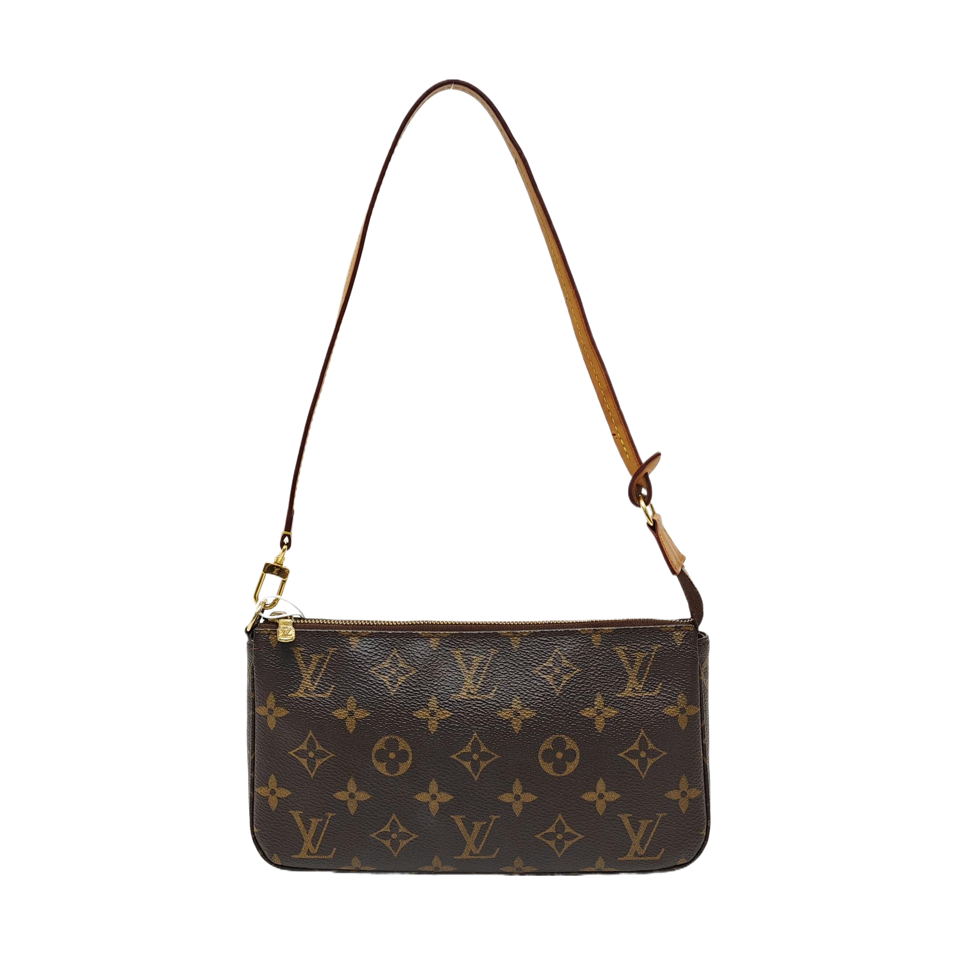 ACCESSOIRES GM Monogram Coated Canvas Brown