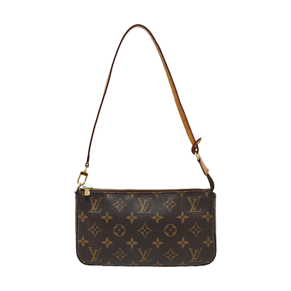 ACCESSOIRES GM Monogram Coated Canvas Brown