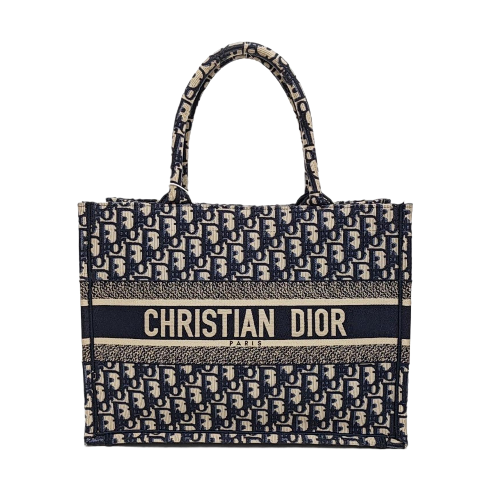Book Tote Medium Canvas Blue