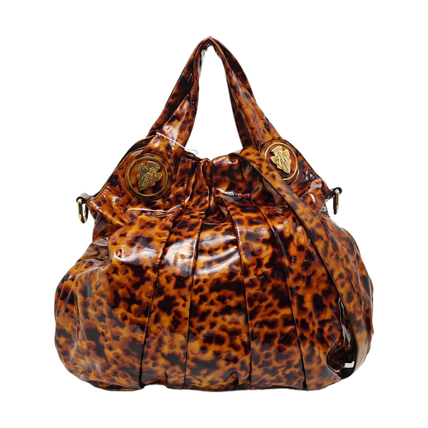 Calfskin Shoulder Bag Brown