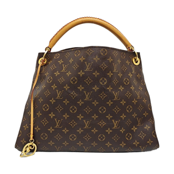 ARTSY MM Monogram Coated Canvas Brown